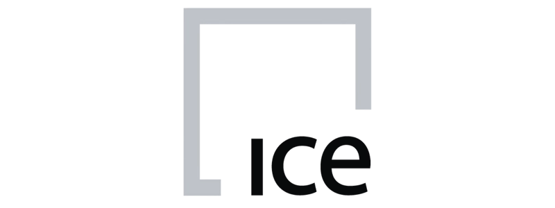 ICE logo with square mark