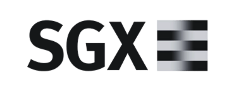 SGX logo with square, striped logo