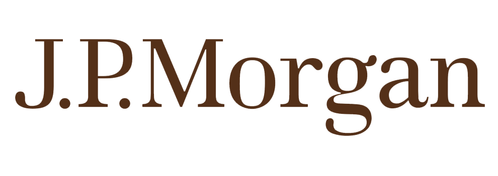 JP Morgan logo in brown