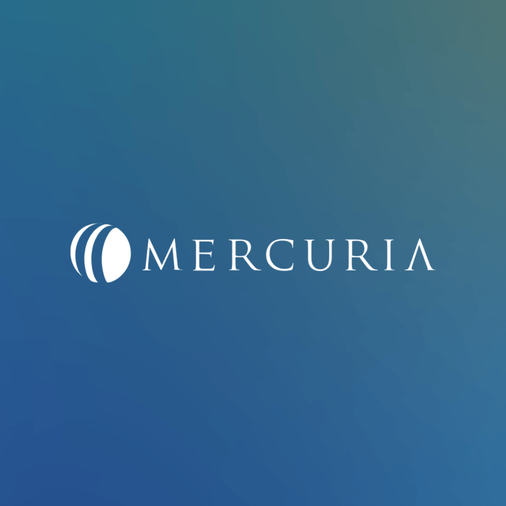Mercuria logo with circular mark