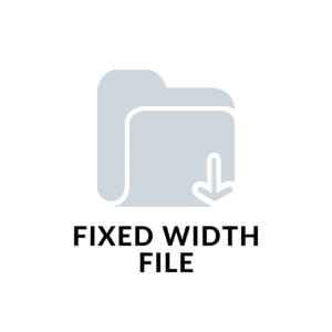 Fixed Width File icon