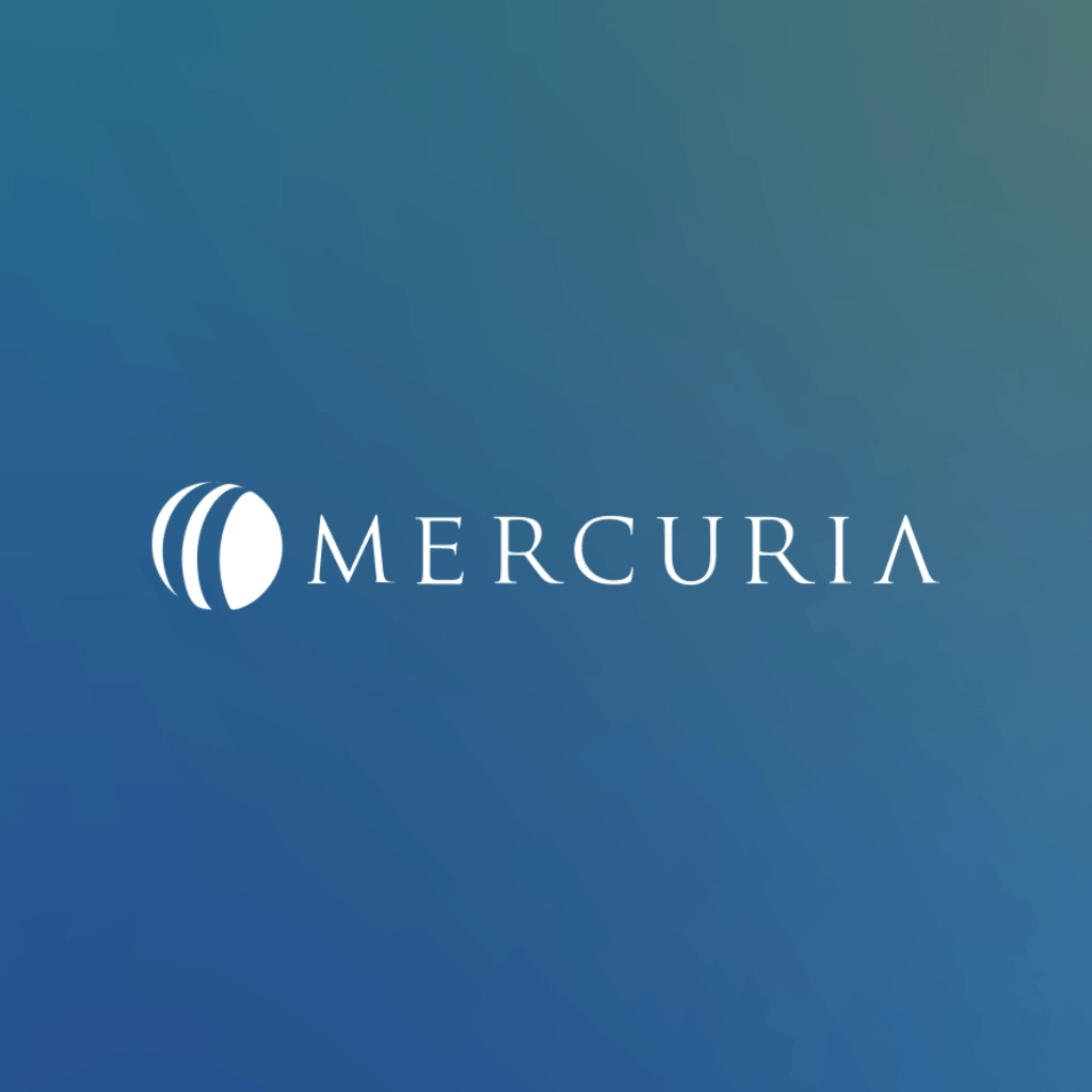 Mercuria logo with circular mark