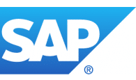 SAP logo with blue background and trademark
