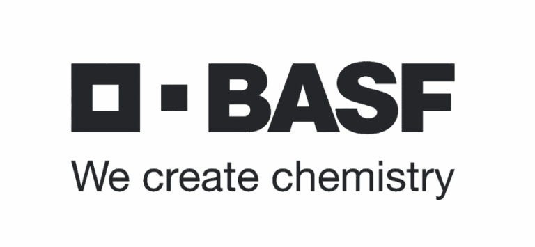 BroadPeak Client: BASF logo with square mark and tagline