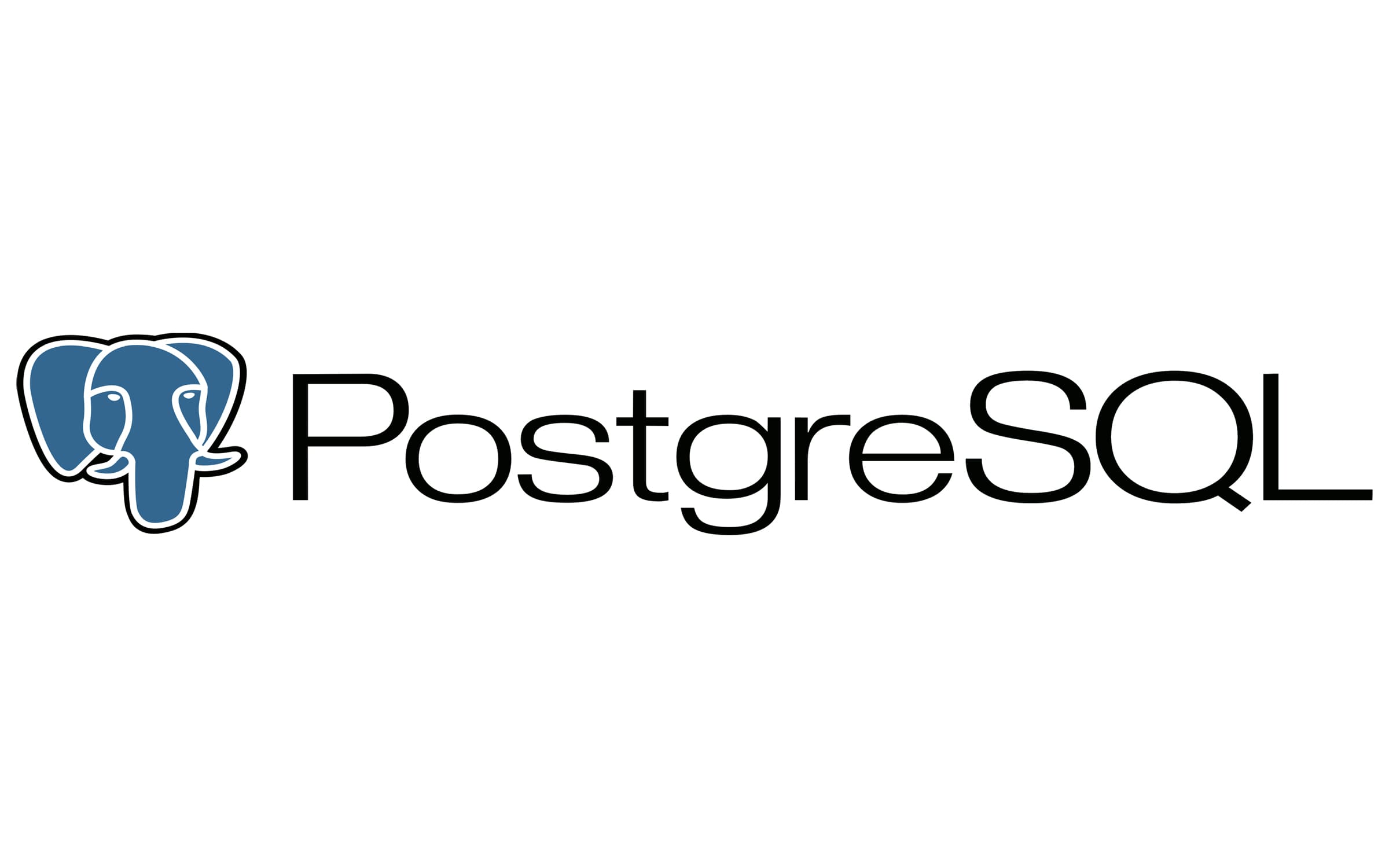 Postgre SQL logo with elephant mark