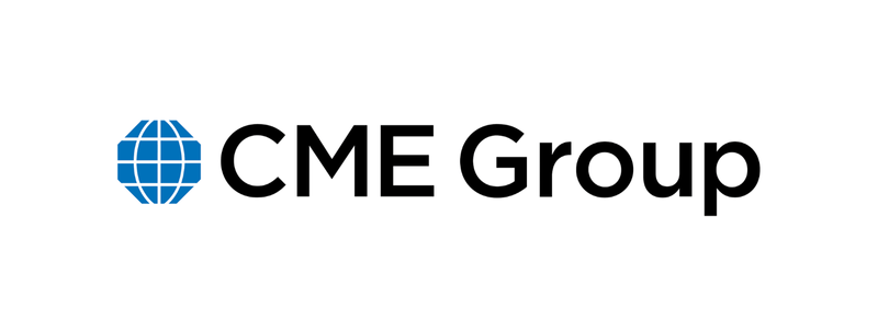CME Group logo with blue mark