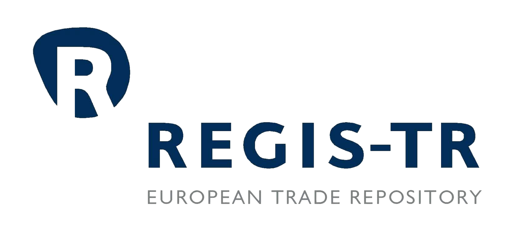 Regis-TR European Trade Repository logo with abstract R mark
