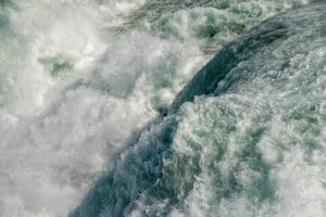 raging water