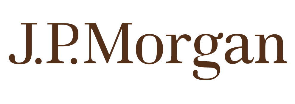 JP Morgan logo in brown