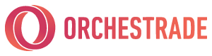 Orchestrade logo with circular mark