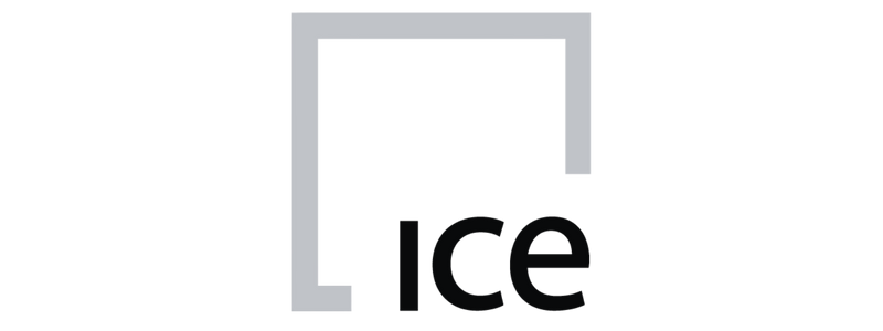 ICE logo with square mark