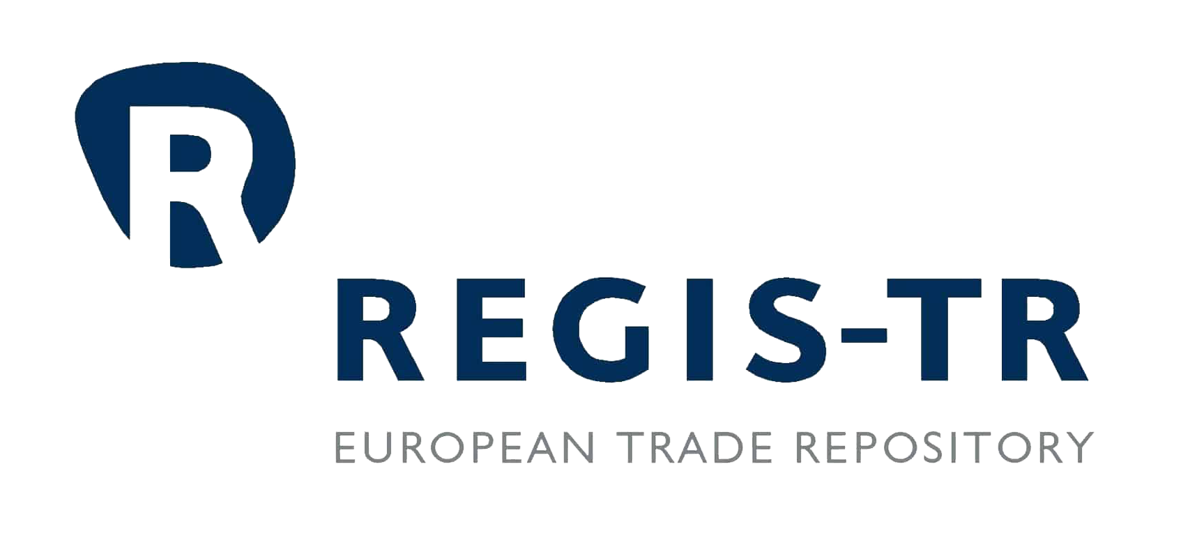 Regis-TR European Trade Repository logo with abstract R mark