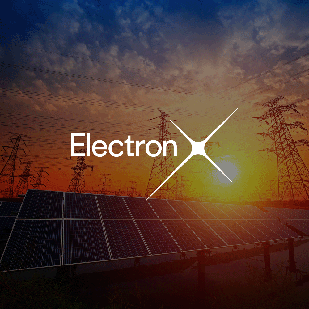 ElectronX logo. Interview with Sam Tegel